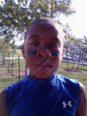 Jordan's 1st game of 2009 vs. Friendswood White