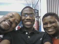 James took this picture of the three of us